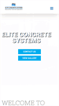 Mobile Screenshot of eliteconcretesystems.com